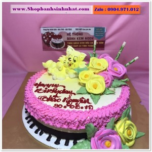 Bánh Sinh Nhật Con Mèo Tuổi Mão - A30